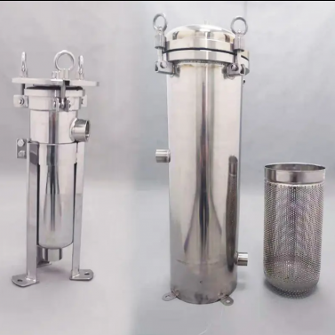 Stainless Steel 304 316L Bag Filter Housing with Single Bag and Multi Bag for High Flow Water Filtration