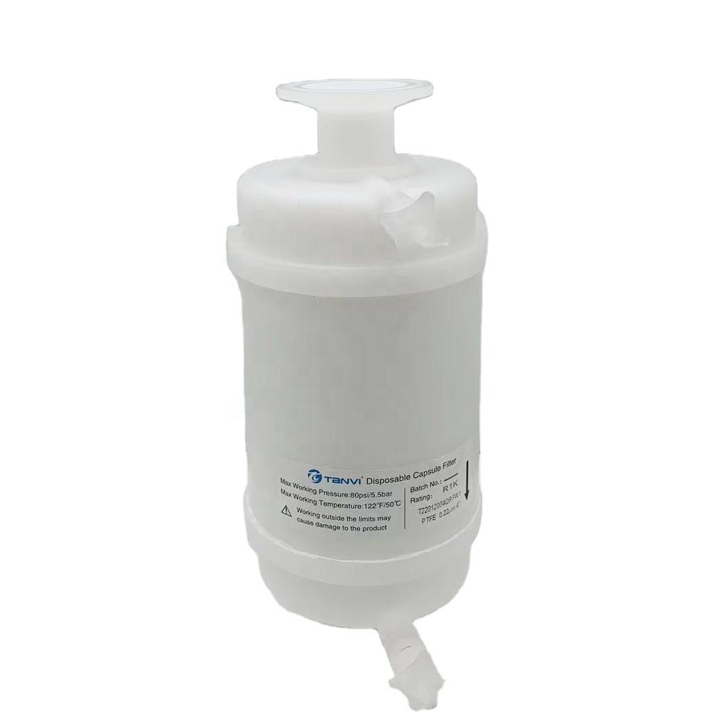 1" Tri Clamp Capsule Filter 10 Inches Pvdf Pes Khgea05tt1