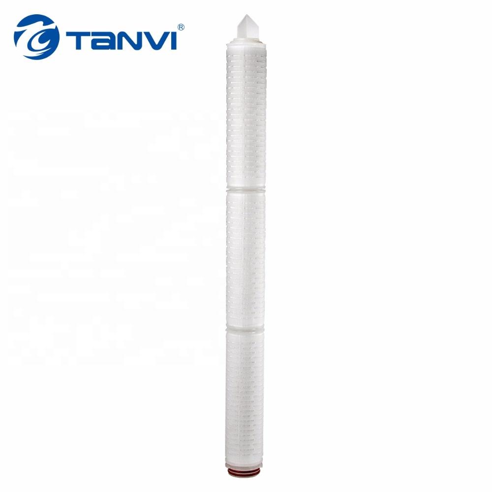 5 Micron Microfiber Glass Fiber Membrane Gf Pleated Filter Cartridge For Oil&gas Filtration