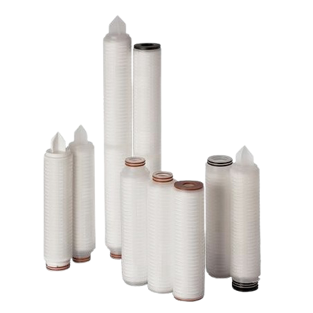 0.45 Micron 30'' Spear Asymmetric Industrial Ptfe Membrane Cartridge Micro Filter For Bottled Water Sterile Filtration