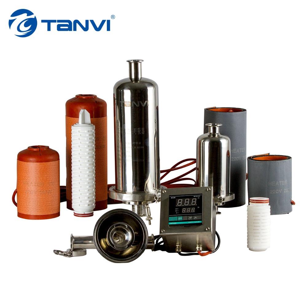 Sanitary Vent Filter Housing With Heater