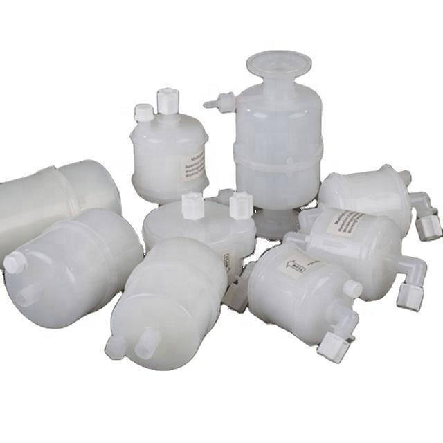 2.5/5 Inch 0.1um~0.65um Capsule Filter Pes Membrane Filter Cartridge Small Flow Rate Liquid Filtration