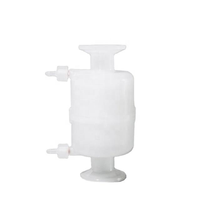 Laboratory Filter Hydrophobic Pvdf Membrane Capsule Filter K68c Series 2.5''/5'' For Small Volume Gas Filtration