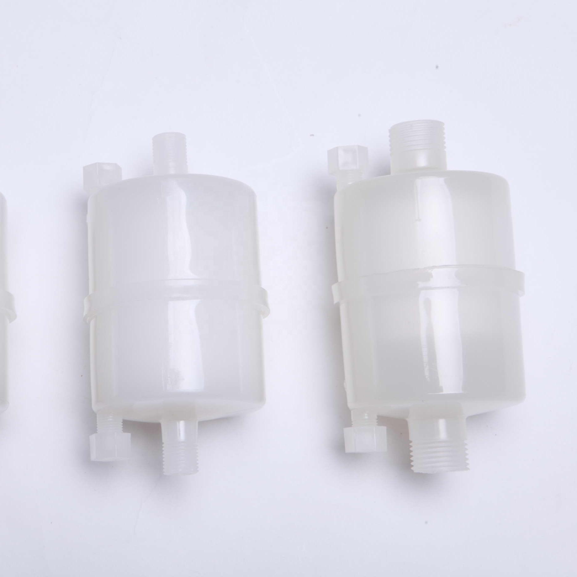 Self Contained Disposable Capsule Filter 10 Micron 0.22 Micron Pp Pes Pvdf Lab For Photoresist Acids In Electronic Industry