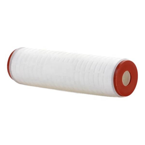 1 Micron Pp Pleated Filter Cartridge Water Filter Cartridge Pp Sediment For Waste Water Ink Filtration