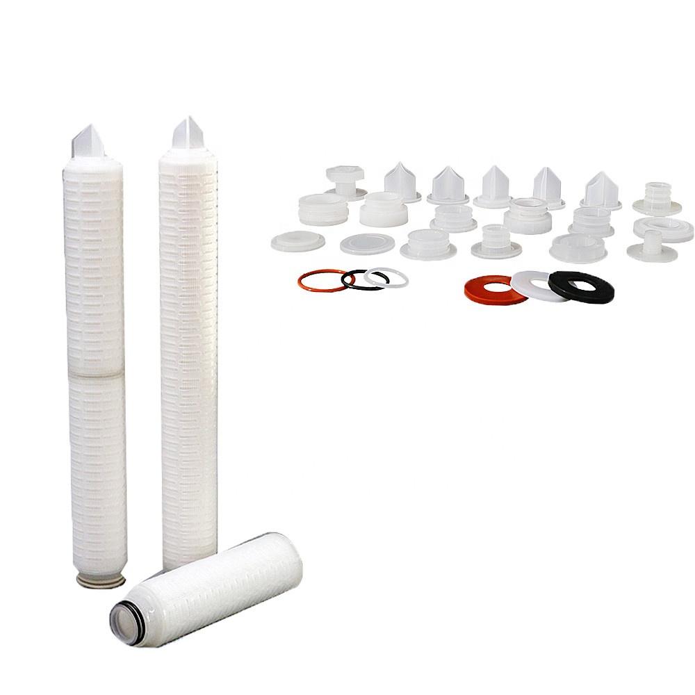 0.1 Micro Hydrophobic Pp Pleated Membrane Filter Cartridge For Sterile Filtration