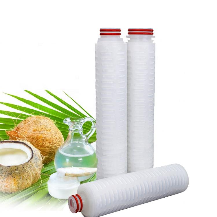 Food Grade High Quality Pp Membrane Filter Cartridge Coconut Oil Filter For Removing The Particles And Foots In Coconut Oil