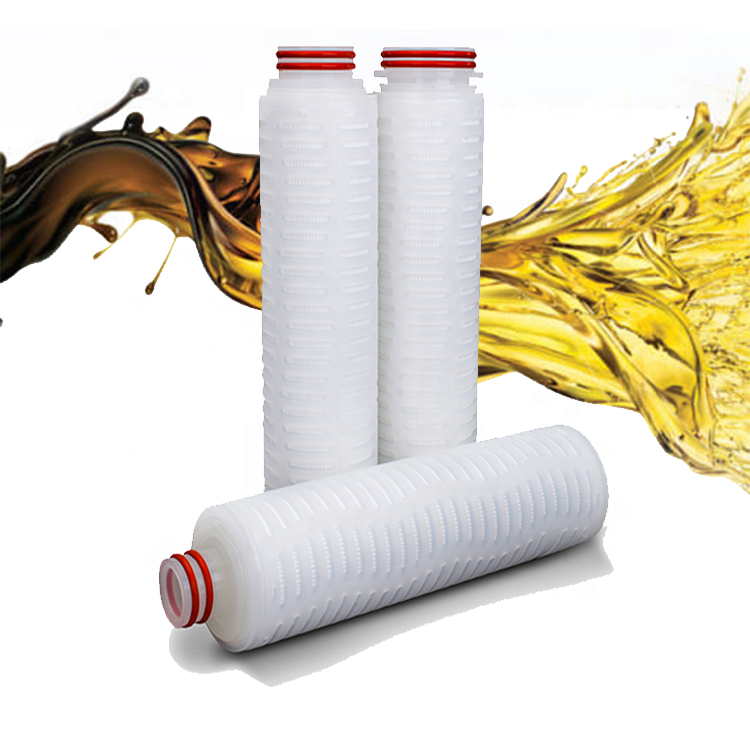 High Flow Pp Pleated Water Filters Replacement Filter Cartridges For High Flow Filters Honey Fruit Juice Milk Filtration