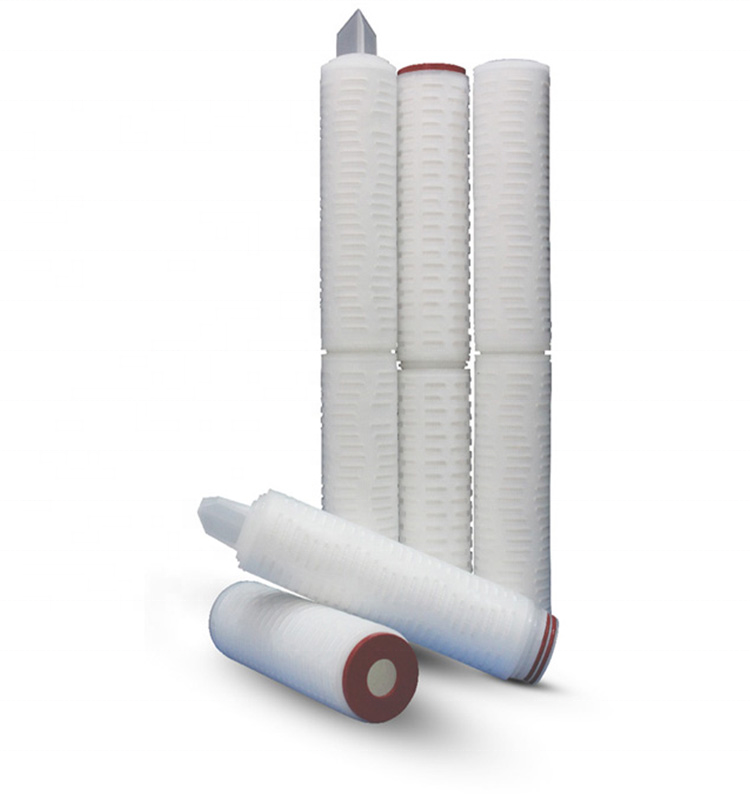 Code7 Pleated Cartridges Hydrophilic Ptfe Filter Cartridges 0.2 Micron Filter Fermenter Inlet Air And Exhaust