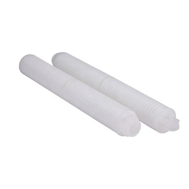 Good Quality Hydrophilic Ptfe Membrane Cartridges Pleated Filter Absolute Rating Filtration Wine Filter System For Home
