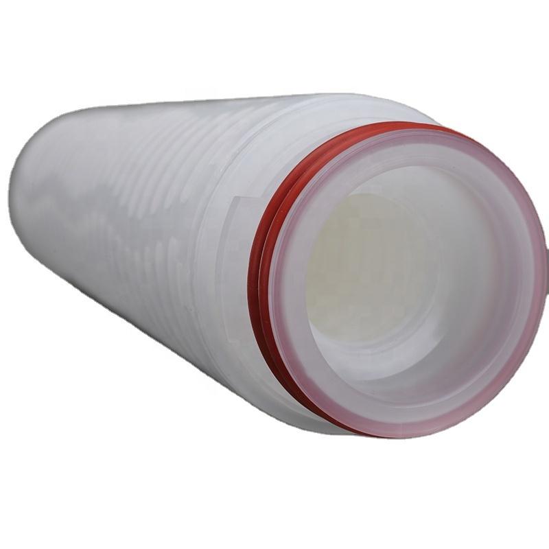 20 Inch Hydrophilic Pvdf Membrane Pleated Filter Cartridge For Biological Product Impurity Removal And Filtration