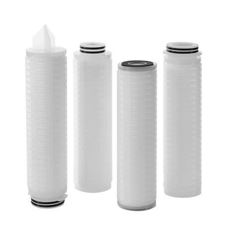 10 Inch 20 Inch 30 Inch Polypropylene Membrane Pp Pleated Filter Cartridge 0.45 Micron Wine Filter