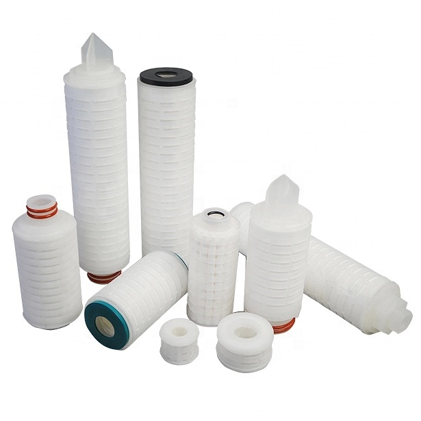 Hydrophilic Cn-ca 0.22um 0.45um 30'' Membrane Filter Cartridge For Biological Solutions