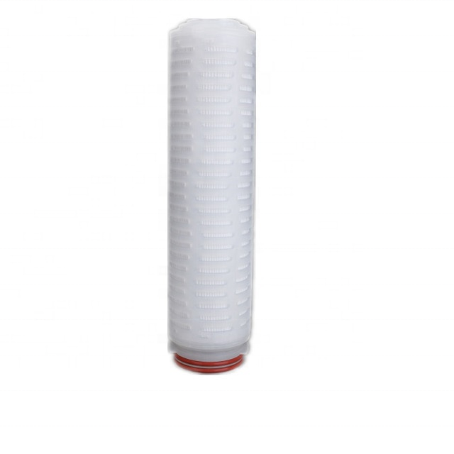 Air Filter Cartridge Pvdf Membrane Hydrophobic 0.1um For Compressed Gas Filtration