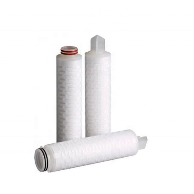 Filter Cartridges 10 Inch 0.1um Pes Membrane For Infusion Filtration Of Fine Chemical Industry