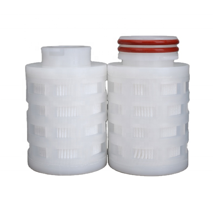 Xf-pleated Filter Cartridge 5 Inch Pes Membrane 0.1~0.65um For Chemical Purification