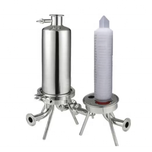 Wholesale 0.1/0.22/0.45 Micron Filters Ptfe Pleated Depth Filter Cartridges For Air Filtration In Aseptic Packaging