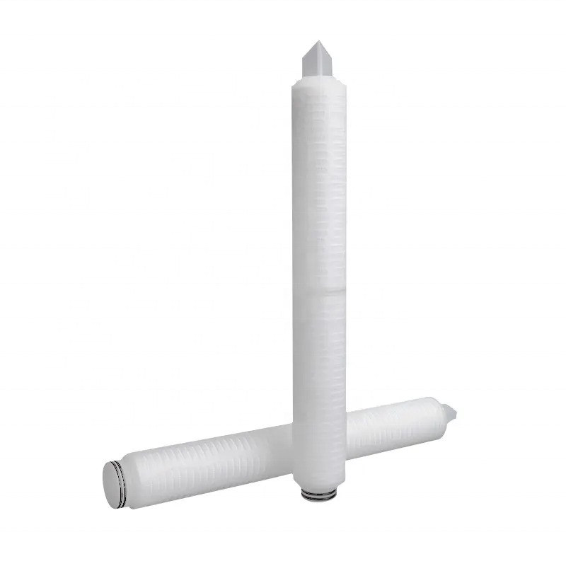 0.45 Micron Absolute Filtration Mulitiply Layers Pp Pleated Filter Cartridge Water Filter Replacement Cartridge