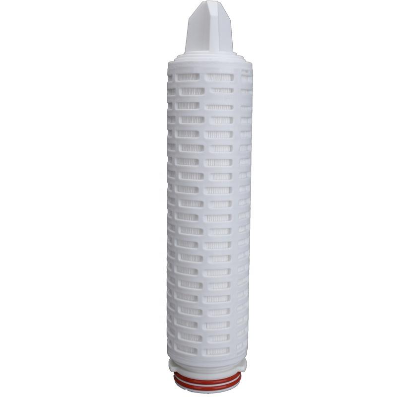 Hydrophobic Ptfe Membrane Filter Cartridge 10" Ptfe Filter Element For Air Gas Filtration