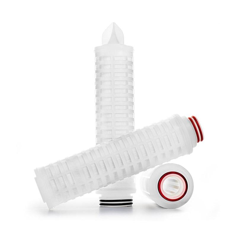 Hydrophobic Ptfe Membrane Filter Cartridge 10 Inch 0.2 Um For Air Gas Filtration
