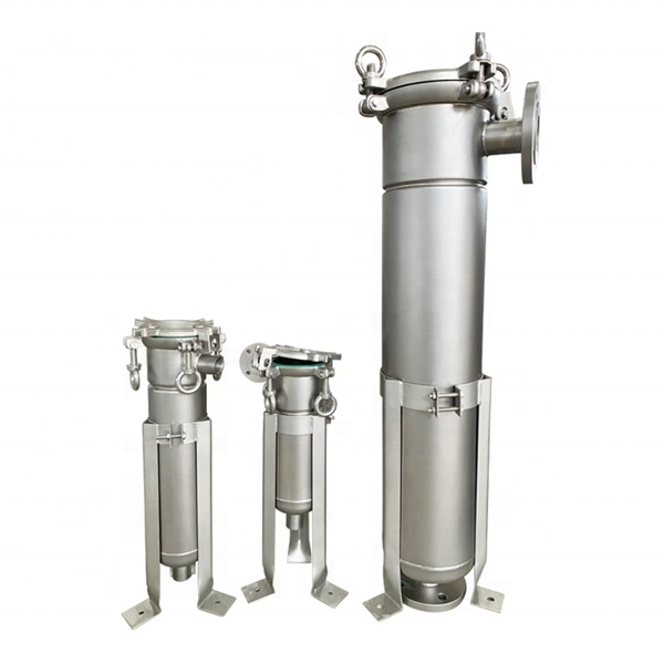 Hot Selling 10'' Bag Filter Housing Food Processing Field Stainless Steel 304 Filter Liquid Filtration