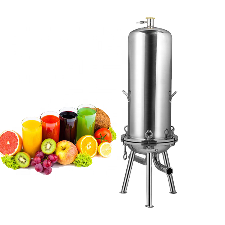 Good Sealing Performance Food Grade 304 Stainless Steel Filter Housing For Sugar/spice/juice/tea Filtration