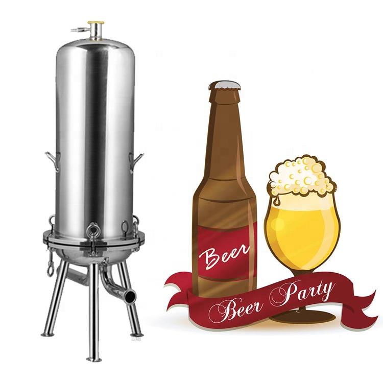 Beer Filtration Meet Gmp Certified 316 Stainless Steel Filter Housing For Food/beverage Industry Liquid Filtration