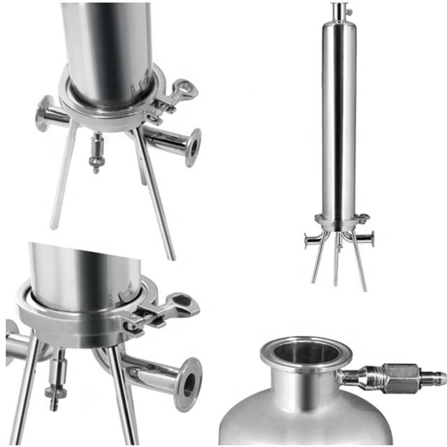 Thorough Sewage Discharge 316 Stainless Steel Filter Housing For Enzymatic Filtration In Fine Chemical Field