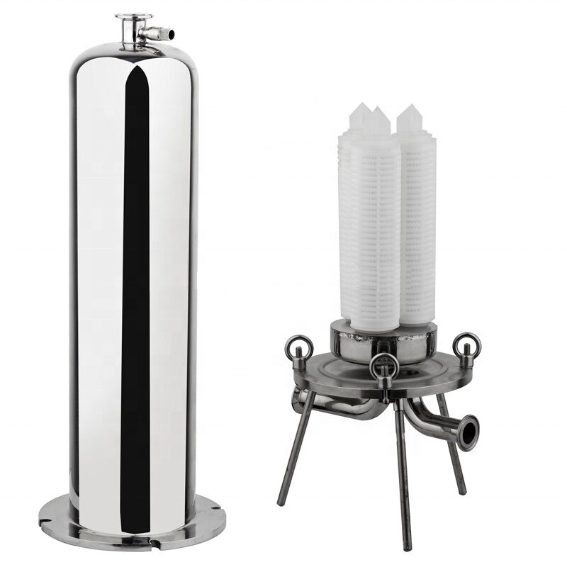316 Stainless Steel Filter Housing Multi-core Type For Impurity Particle Filtration In Food/chemical Fields
