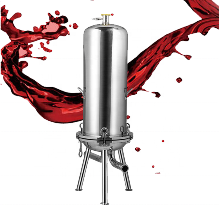 Chinese Factory Price Food Grade Filter Housing Stainless Steel 304/316 For Clarification Of Wine