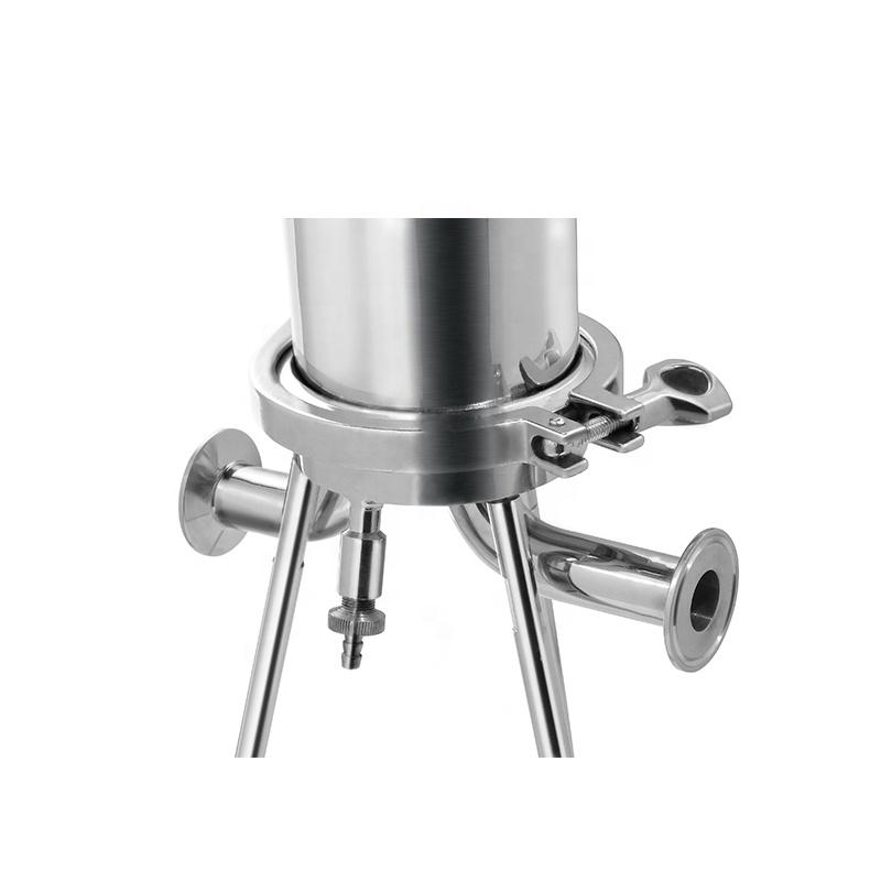 Thorough Sewage Discharge Stainless Steel 304 Filter Housing For Industrial Machinery Fields Liquid Filtration