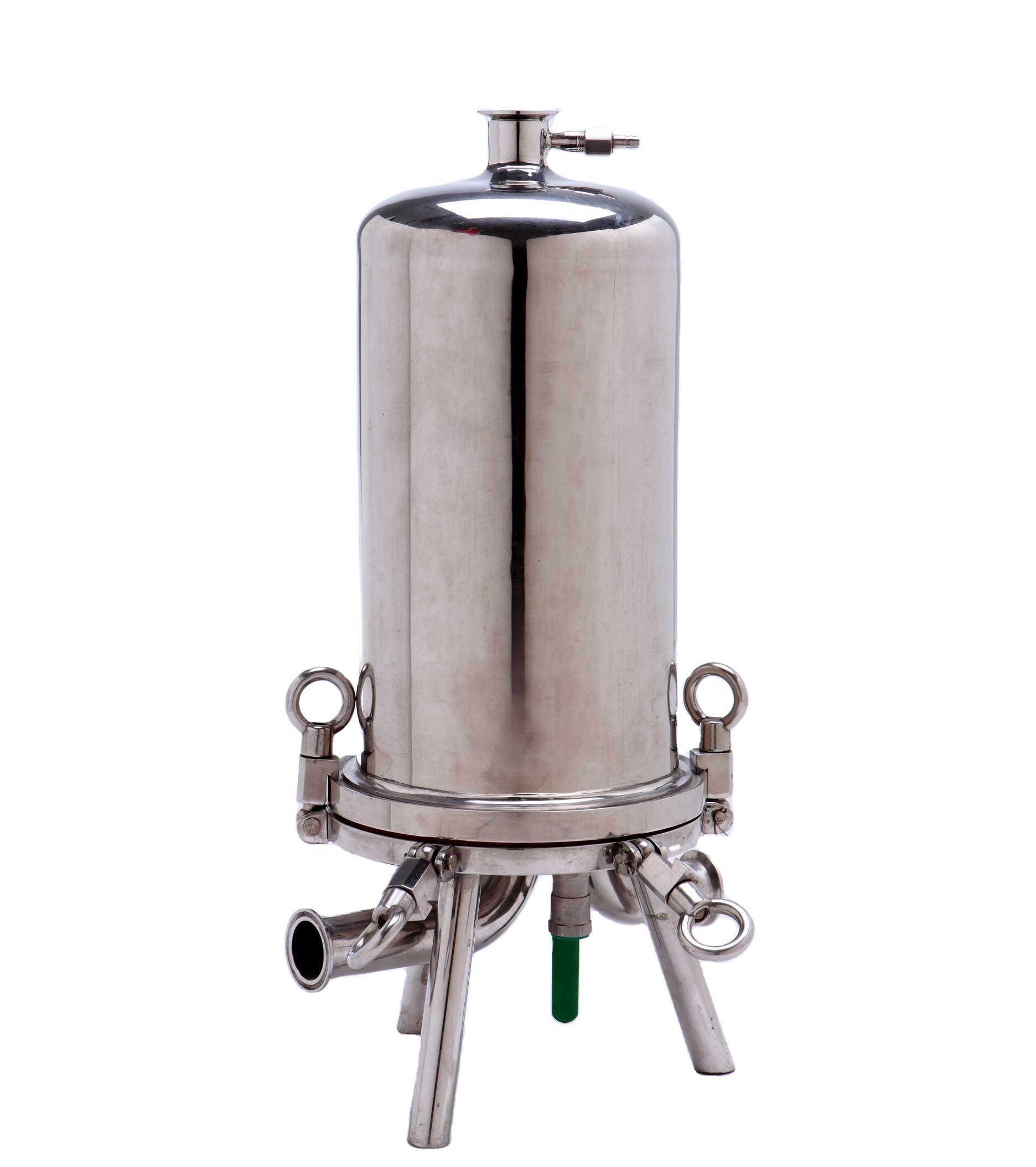 Good Sealing Performance Food Grade Stainless Steel 304 Vodka Filter Housing Multi-core Type