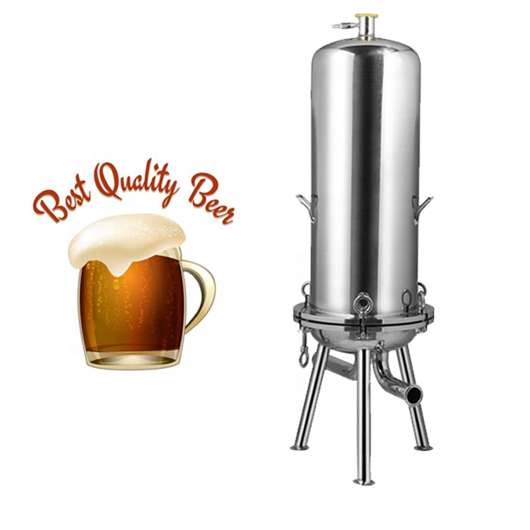 Stainless Steel 316 Housing Filter For Coffee,Alcoholic Beverages,Soy And Dairy Beverages Filtration