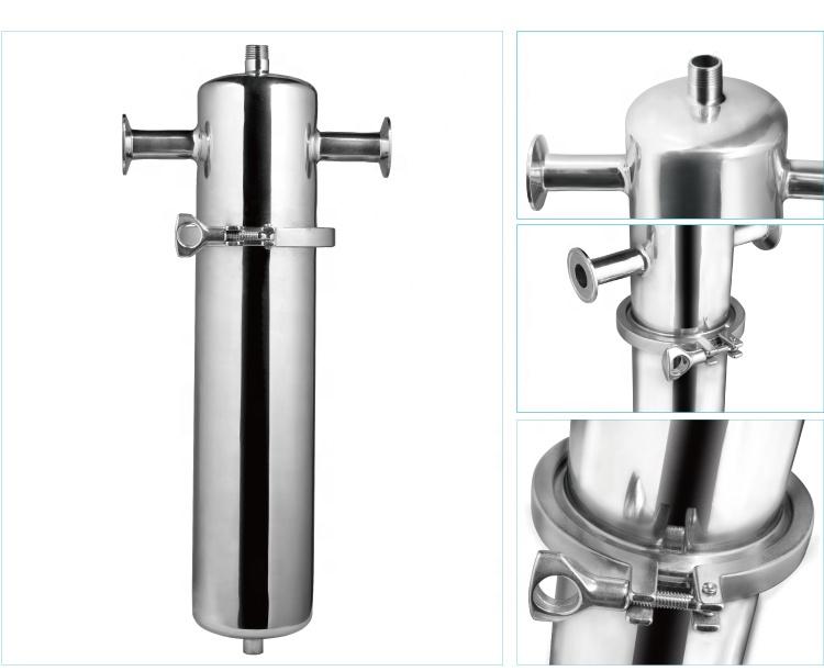 Industrial Filtration Compressed Air/gas Filtration Good Sealing Performance Stainless Steel 316 Air Filter Housing