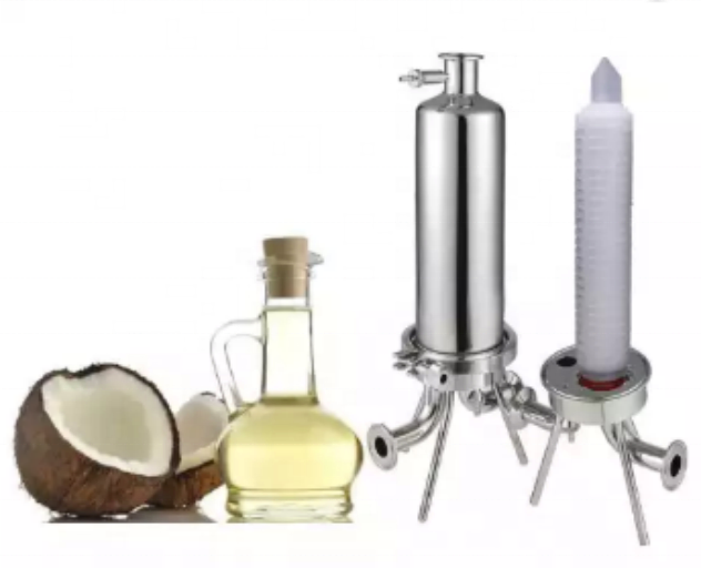 High Cost-effectiveness Food Grade Liquid Filter Housing Sus304/316 For Coconut Oil/edible Oil Filtration In Food Industry
