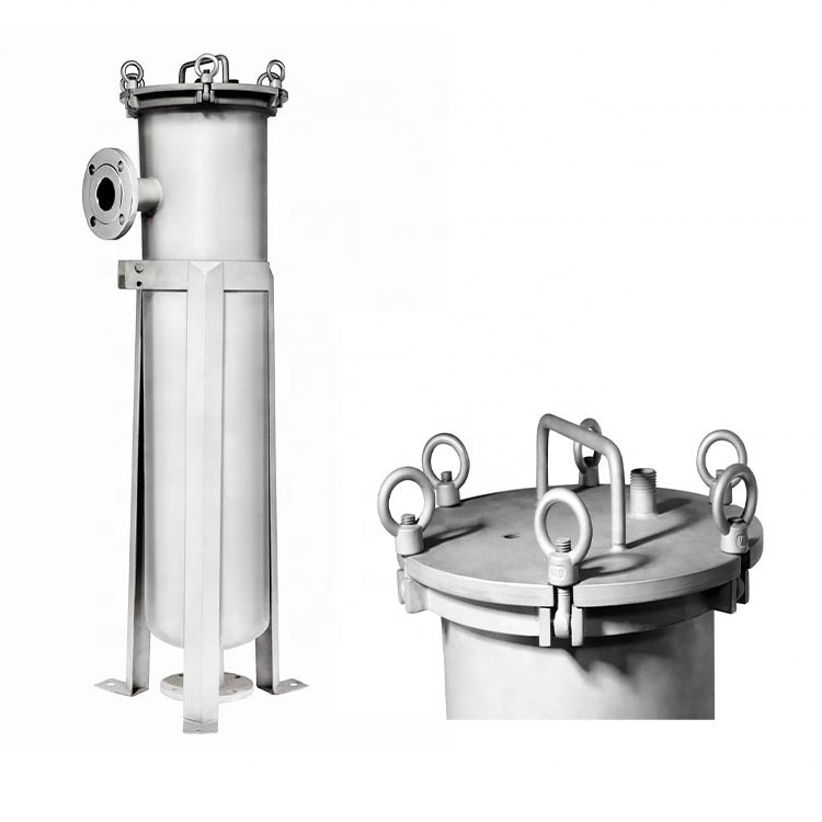 Independently Developed And Designed Filter Bag Housing Duplex Type Stainless Steel 304 For Honey Raw Filtration
