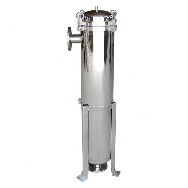 Thorough Sewage Discharge Tri Clamp Bag Filter Housing Stainless Steel 304 Material For Chemical Raw Material Filtration