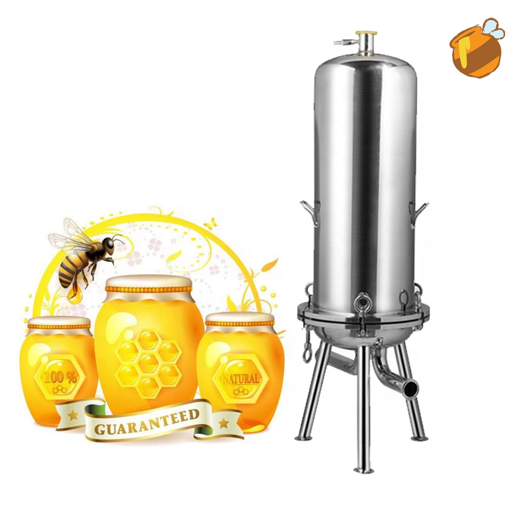 Honey Filtartion Efficient And Long-lasting Good Sealing Performance Food Grade 316 Stainless Steel Housing Filter