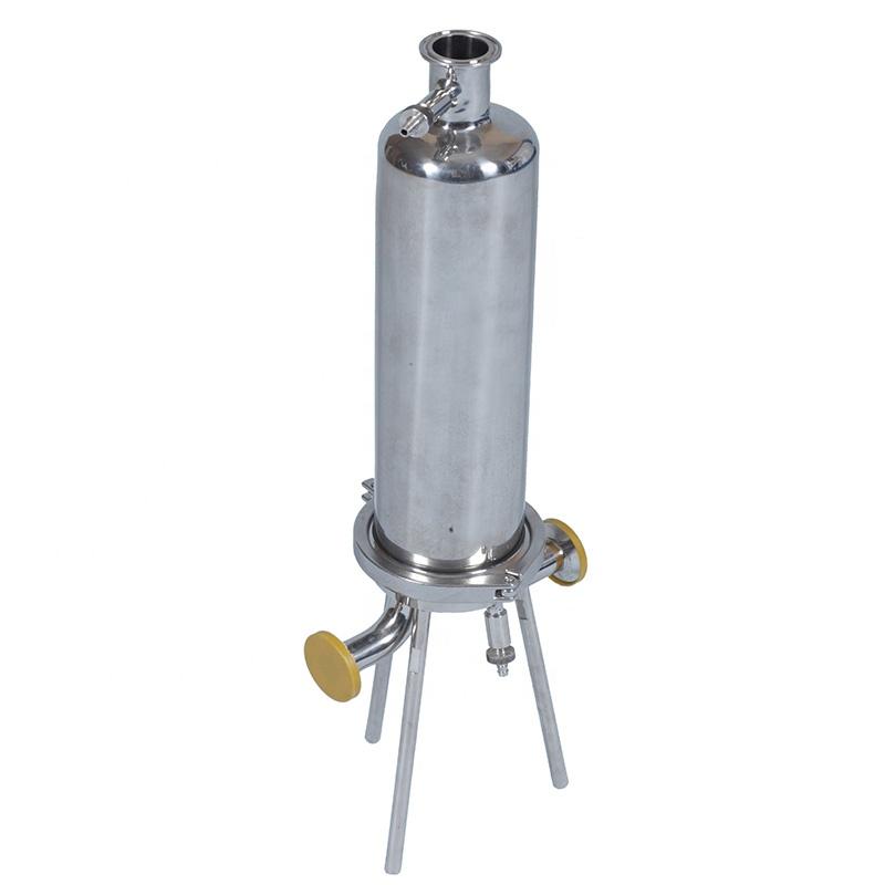 High Dimensional Accuracy 316 Sanitary Filter Housing For Distilled Water Filtration In Biological Field