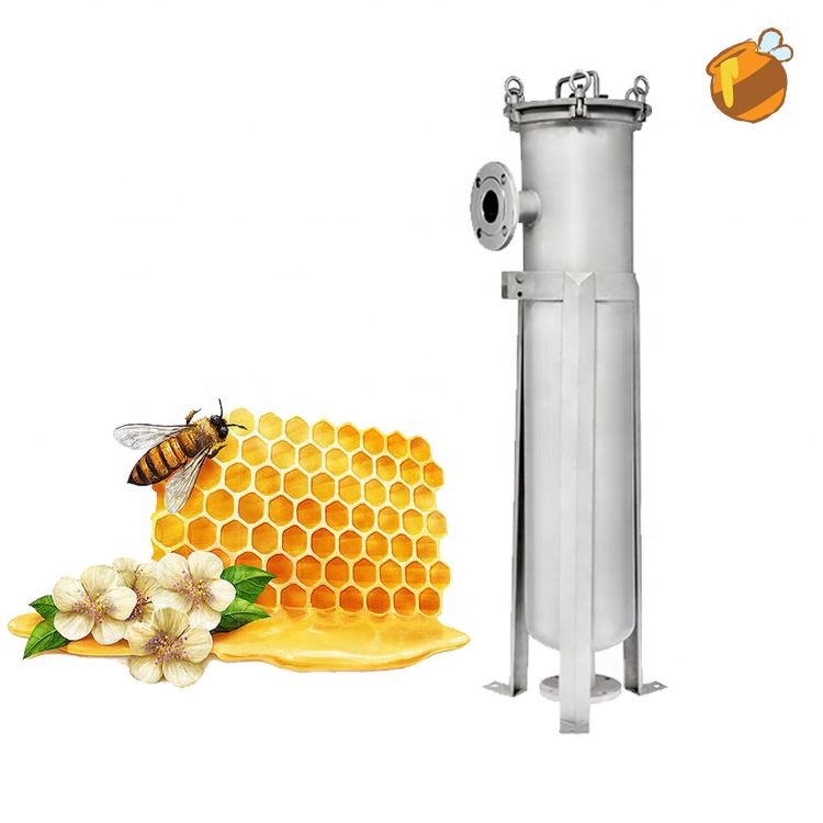Honey Filtration Food Grade High Temperature Resistance Stainless Steel 304 Bag Housing Filter