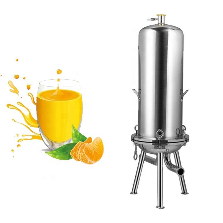 Filter Machine Food Grade Stainless Steel 304 Filter Housing For Fruit And Vegetable Juices Filtration In Beverage Industry