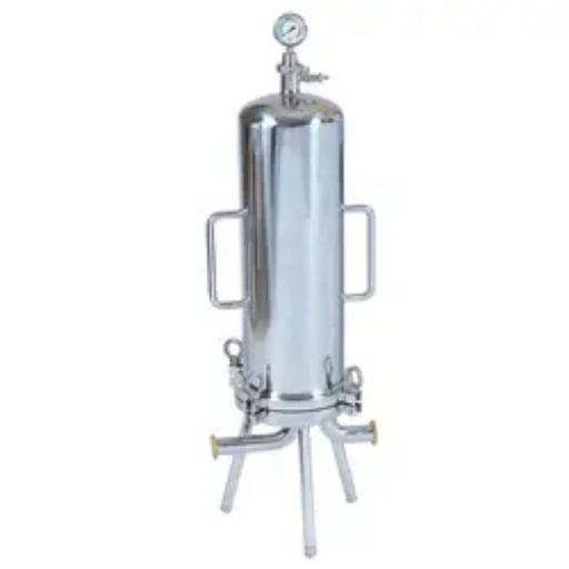 Cartridge Filter Housing Stainless Steel 316 For Distilled Water Filtration In Fine Chemical Fields