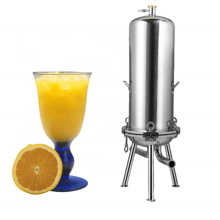 Stainless Steel Housing Filter 304 Material For Sugar Cane Juice/juice/beverage Filtration