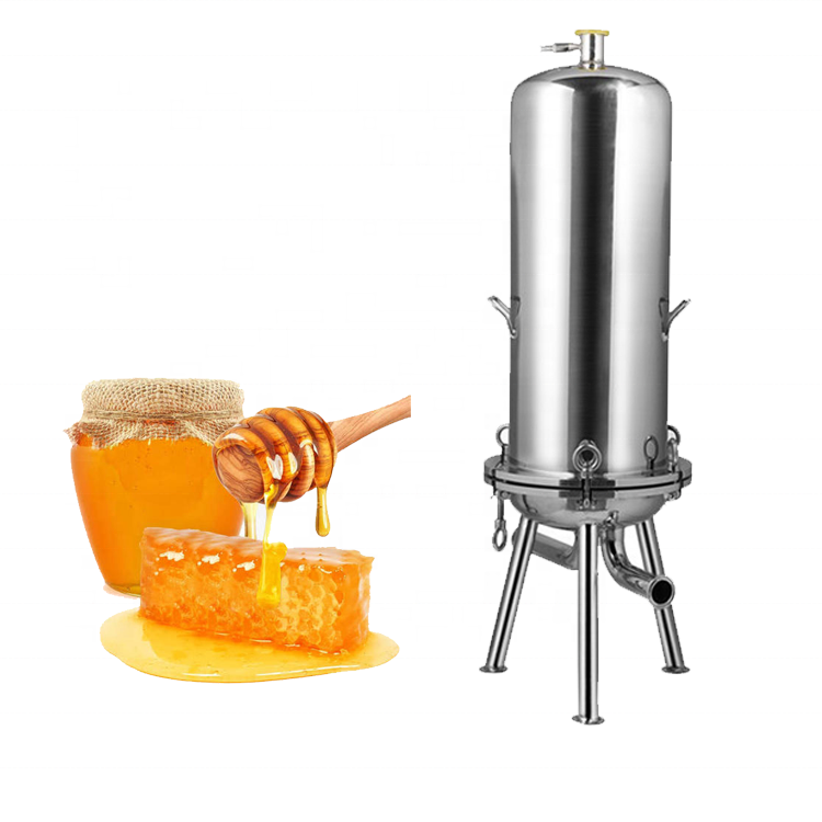 Honey Process Plant Liquid Filtration Filter Housing Stainless 304 Efficient Filtration