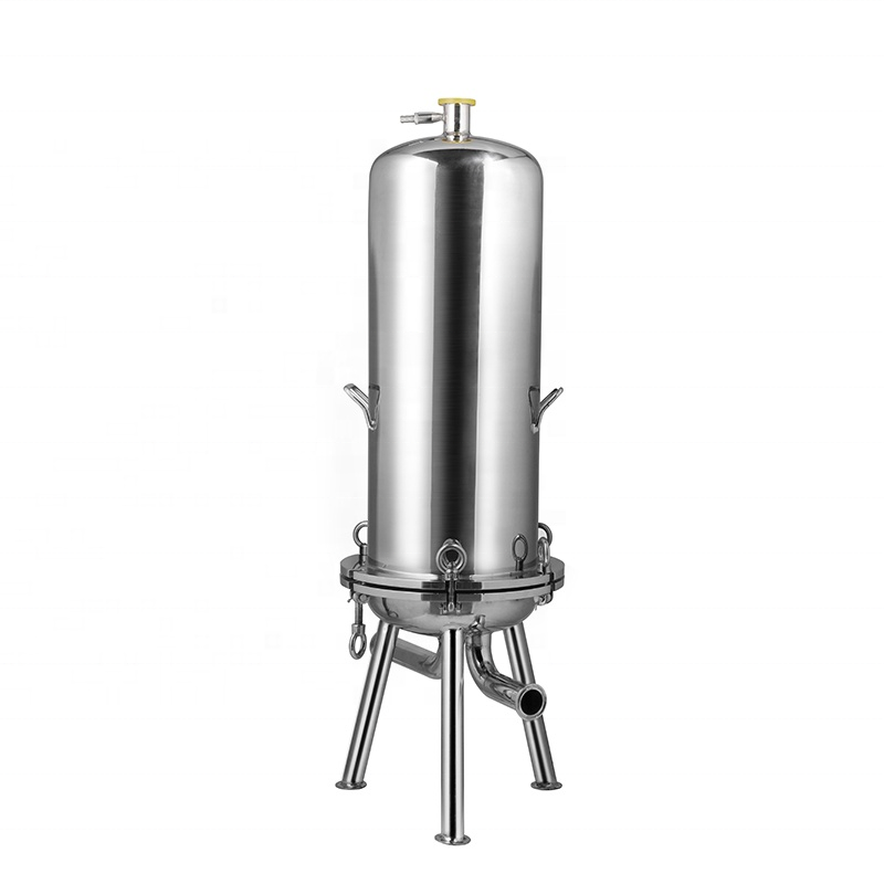 Thorough Sewage Discharge 316 Stainless Steel Housing Filter For Display Screen Process Filtering