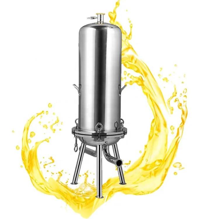 Convenient Installation And Operation Stainless Filter Housing 304 For Honey/edible Oil Filtration In Food Industry