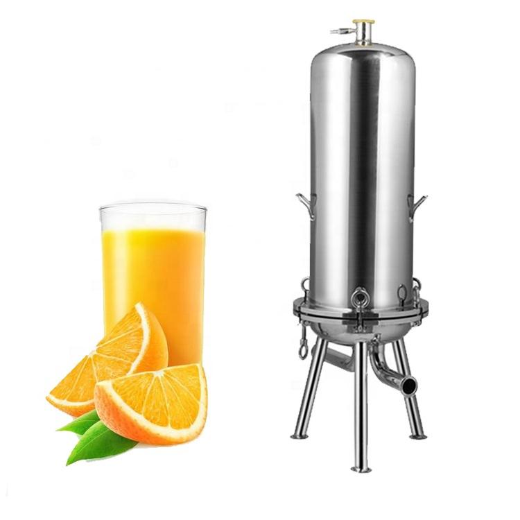 Convenient Installation And Operation Stainless Steel 304 Filter Housing For Juice/wine/beverage Factory