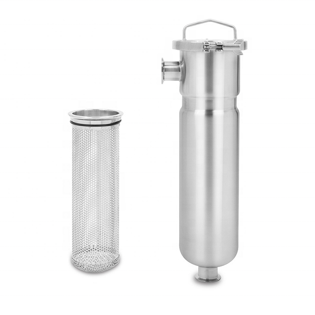 Sus304 Stainless Steel Duplex Bag Filter Housing For Syrup Milk Juice Honey With Flange Inlet&outlet