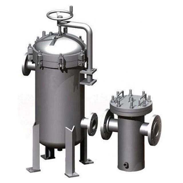 316 Sanitary Stainless Steel Bag Filter Housing With #2 Filter Bag Honey Wax Separator For Honey Purification