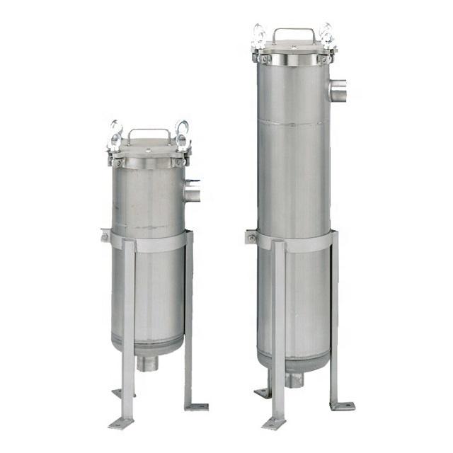 Food Grade High Flow Rate 304 Stainless Steel Bag Housing Filter Oil Filter Processing Machine For Coconut Oil Purification